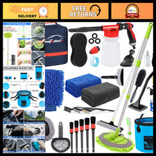 42pcs Complete Car Wash Kit With Foam Gun Detailing Brushes - Auto Cleaning Se 42pcs Complete Car Wash Kit With Foam Gun Detailing Brushes - Auto Cleaning Se