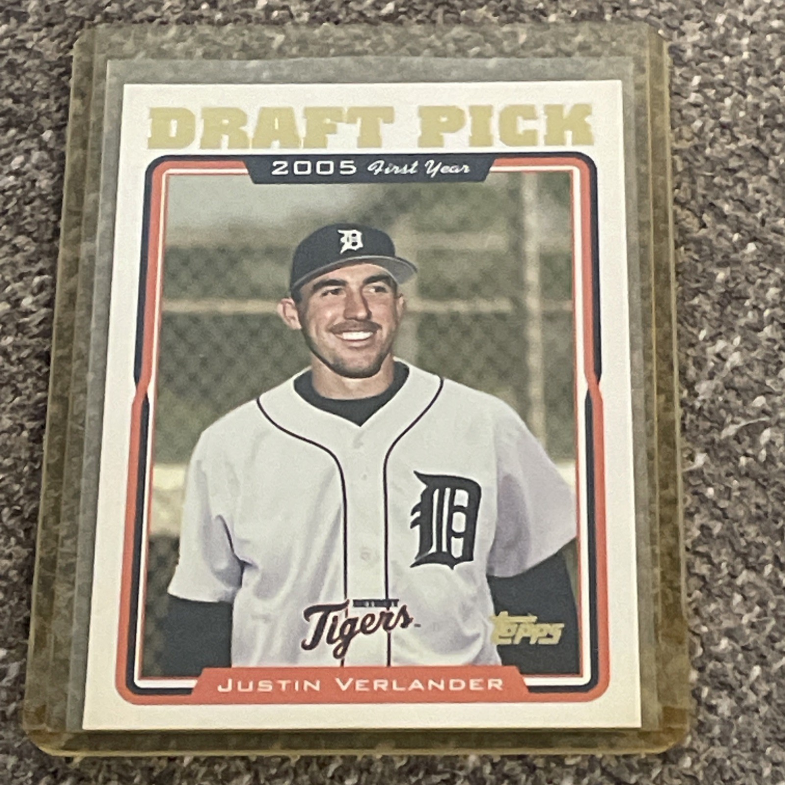 Justin Verlander 2005 Topps RC #677 Tigers