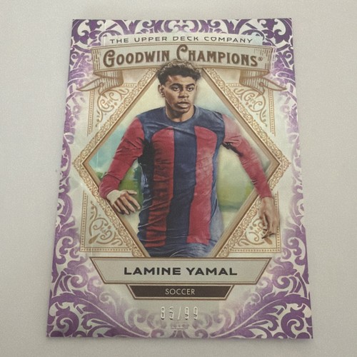 2025 Upper Deck Goodwin Champions - Lamine Yamal #19 Purple Diamond /99