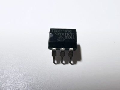 TCDT1101G TFK Phototransistor Optocoupler 40 to 80 CTR 5000Vrms Isolation DIP-6