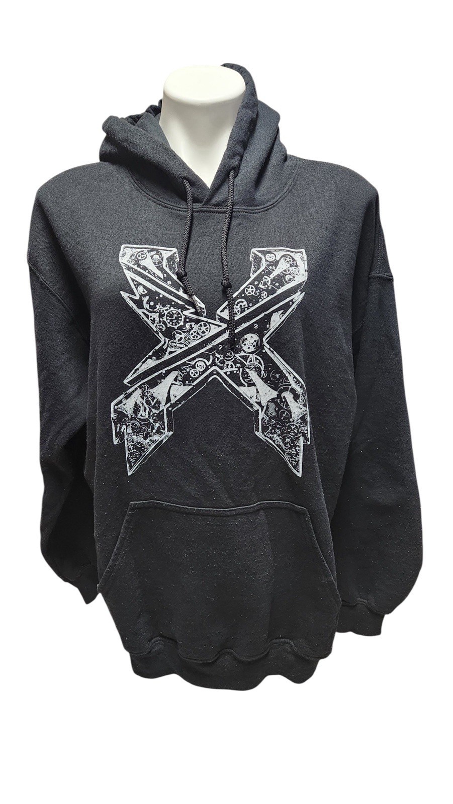 Hoodie Tour Graphic Pullover Dinosaur X Logo DJ