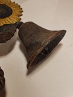 Vintage Heavy Cast Iron Sunflower Hand Bell - Hand-Painted Wall Decor  — photo 8