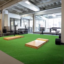 AplusChoice 33x3Ft Synthetic Turf Field Artificial Grass Backyard Garden 0.8"H