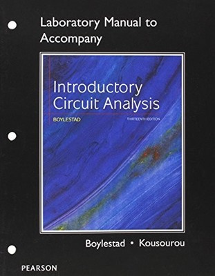 Lab Manual for Introductory Circuit Analysis by Robert Boylestad NEW