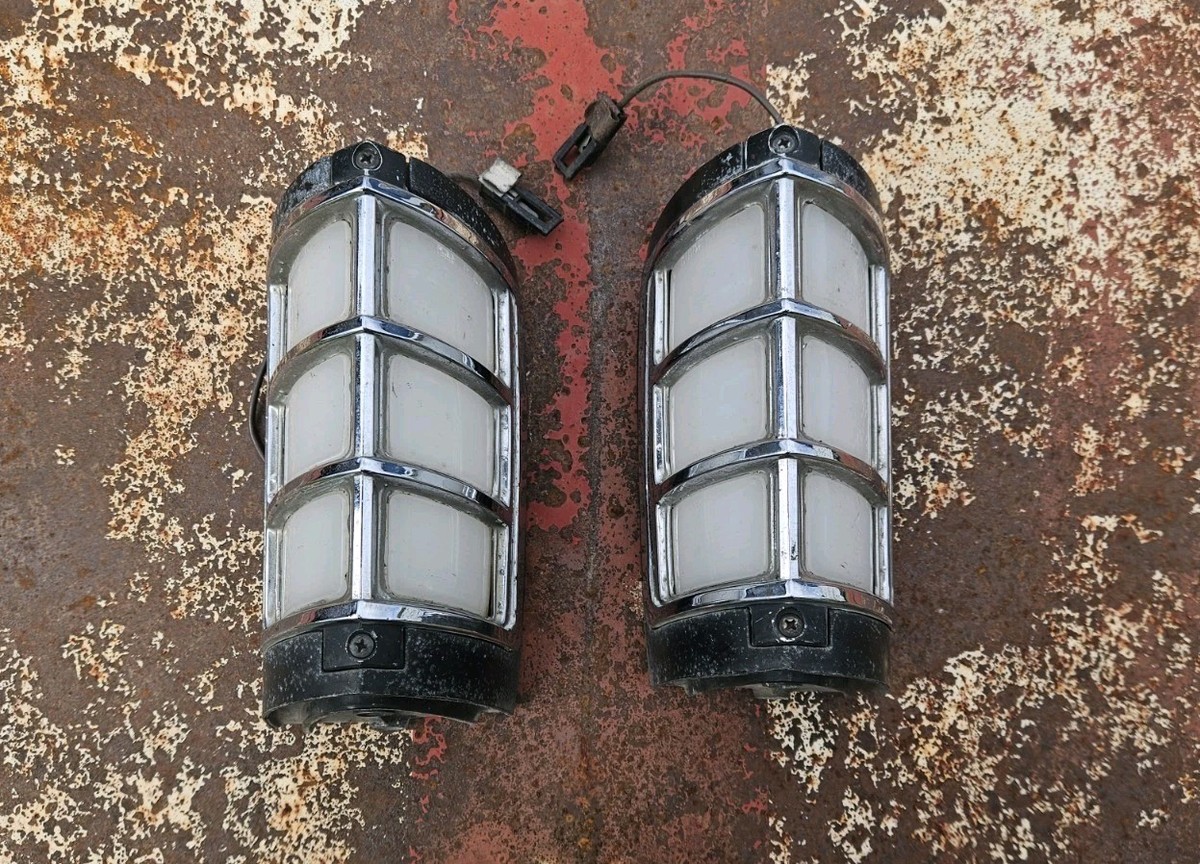 Sell 1966 Chevy Impala Belair Parking Light Lens Pair Used Nice In - Foto 2