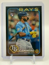 2024 Topps Update JUNIOR CAMINERO Black Parallel /74 #US223 Rays ROOKIE DEBUT