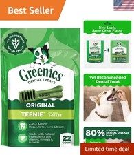 Daily Dental Care Dog Treats - Veterinarian Recommended for Fresh Breath, 6 oz.