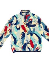 PATAGONIA SYNCHILLA LIGHTWEIGHT SNAP-T PULLOVER FLEECE FEATHER DANCE WOMENS XS