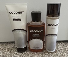Bath And Body Works Coconut Body Cream, Shower Gel And Fine Fragrance Mist