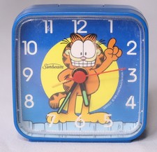 Sunbeam Garfield Travel Alarm Clock Analog 1978 TESTED