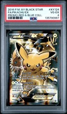 PSA7 ピカチュウEX P XY124 英語版 プロモーションカード Pikachu EX XY124 XY Holo for sale online | eBay