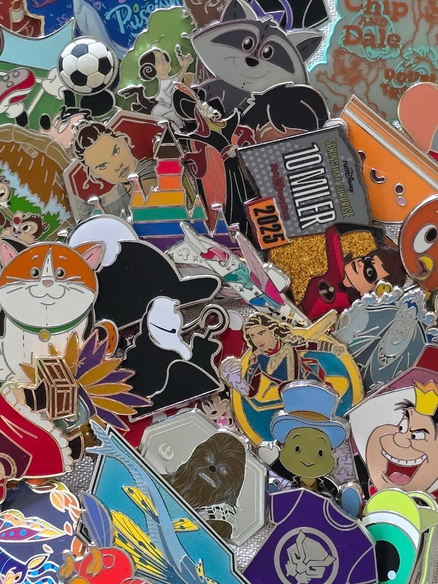 AUTHENTIC Disney Parks Trading Pins - Lot of 5 - No Duplicates - No Scrappers