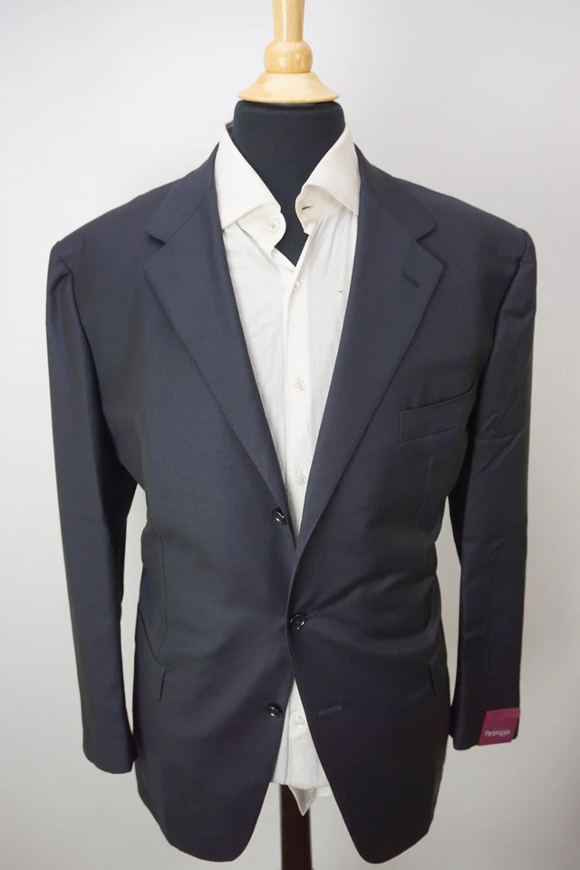 Abrigo Deportivo Sartoria Partenopea Azul 100% Lana Talla 48R NUEVO Foto 3 de 4