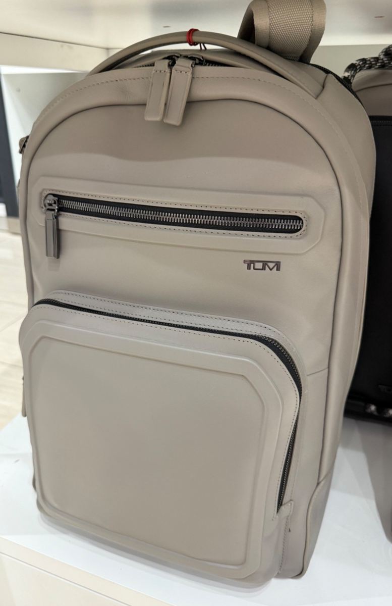 NEW Tumi Harrison WARREN 17.0” - 100% Leather Laptop Backpack