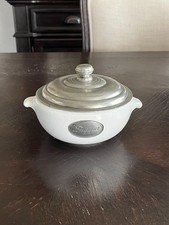 Arte ITALIA Zuppiera Zappa Toscana Vintage Peltro con Coperchio