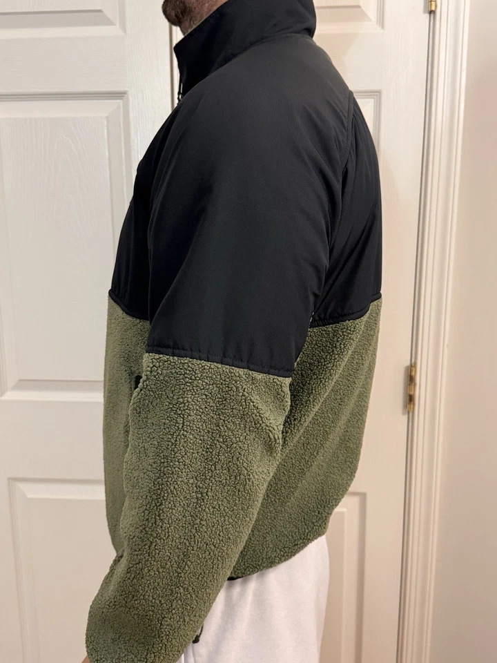 Куртка тренировочная мужская Under Armour Cold Gear черная на молнии размер XL Цвет зеленый/черный - Изображение 2 из 4