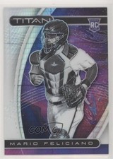 2021 Panini Chronicles Titan Hyper Prizm 93/299 Mario Feliciano #11 7m3