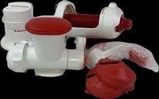 Tupperware MASTERS FUSIÓN ESPIRALIZADOR BASE Y SORBETE FABRICANTE + 2 CUCHILLAS Herramienta NUEVO #4