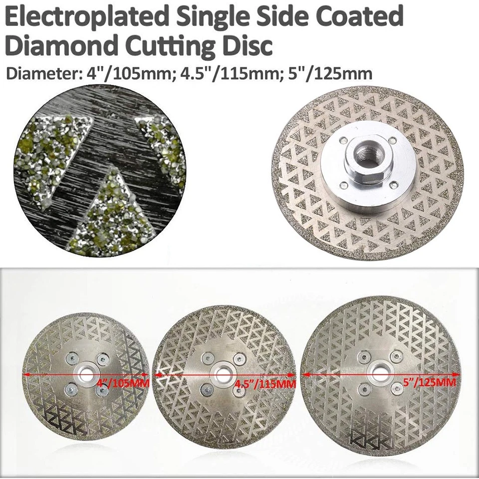 115-125mm Porcelain Tile Thin Diamond Dry Cutting Blade/Disc Grinder Wheel - Image 2 of 4