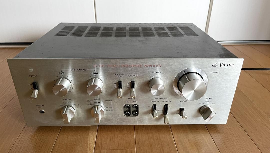 VICTOR JA-S41 ステレオ　アンプ　Stereo Amplifier Victor JA-S41 Stereo Integrated Amplifier Tested Working
