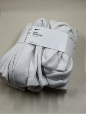 Nike Everyday Cushioned Dri-FIT Size L Men s 8-12, 6 Pairs, White Socks