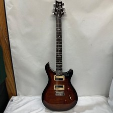 Chitarra elettrica PRS SE Custom 24 Flame Top Sunburst Indonesia S/N D06369 con custodia