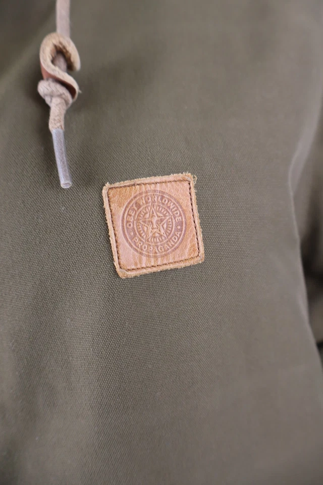 Obey Giubbino Giacca Donna Tg S Woman Jacket Casual Vintage Parka Verde - Image 3 of 4