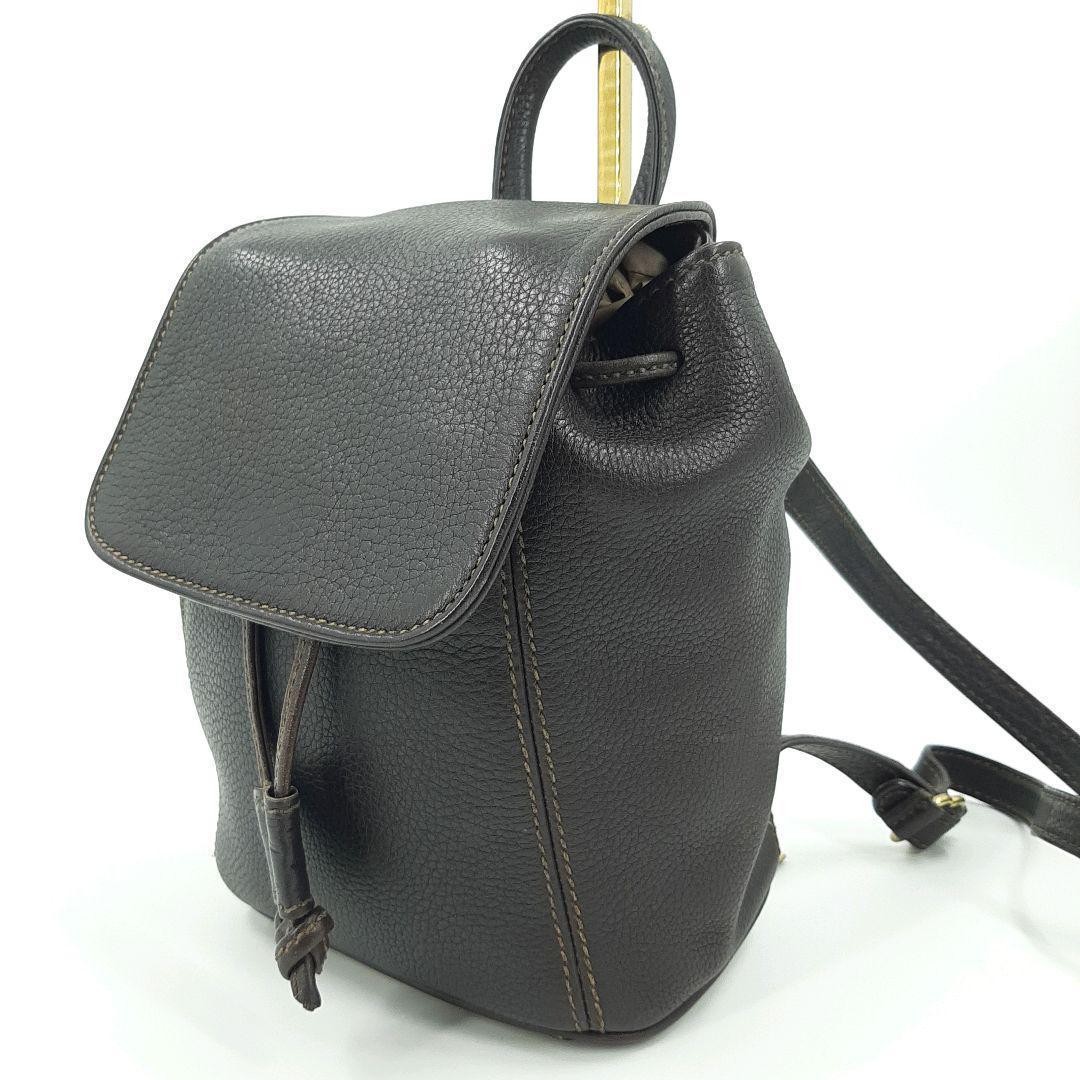 Coach Dark Brown Leather Backpack - Stylish Authentic Bag in Excellent Condition