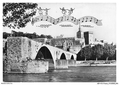 AZPP12-1128-84 - AVIGNON - Le pont saint-bénézet or pont d'avignon