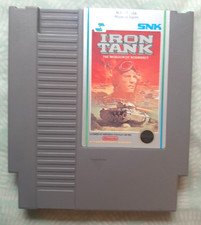 IRON TANK for Nintendo NES - Good label, Tested & working great!