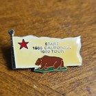 1988 California 1000 Tour Bear Flag Lapel/Hat Pin Souvenirs & Travel — photo 1