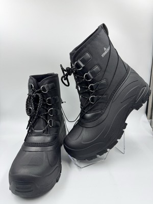 Staheekum Mens Winter Duck Boots 8 Black 3M Thinsulate Snow Hiking Boots Staheekum Men main image 4