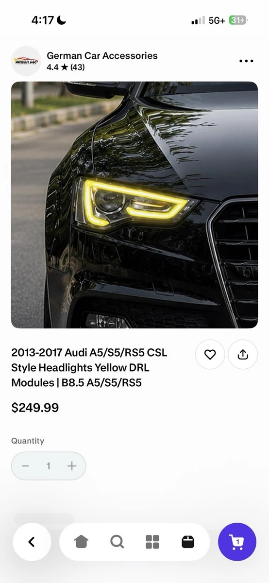 Headlights for 2013 Audi A5 for sale | eBay