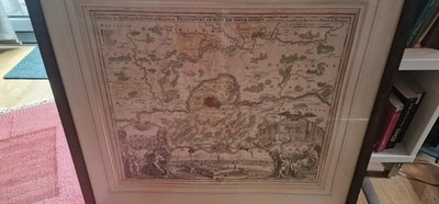 map of Frankfurt am Main von J. B. Homann um 1720