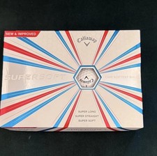 Callaway Supersoft Golf Balls 12 Pack White New Distance Soft Feel Ionomer