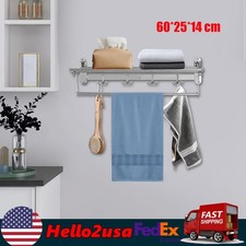 23.6  Towel Racks Stainless Steel Towel Rails With Hooks For Bathrooms Kitchens