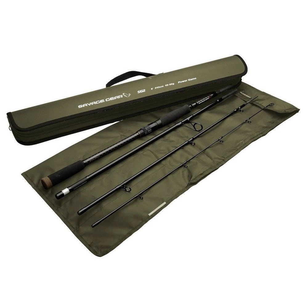 Savage Gear SG4 Medium Game Lure Travel Rods | 4 Piece | Various Sizes