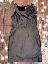 Women’s Nue By Shani Gunmetal Sleeveless Dress Size 12 Shapewear~NWT