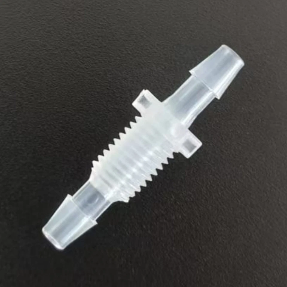 1/8'' Thru-Bulk Bulkhead Plastic Hose Barb Fittings With 1/4-28UNF Nut 50 Set - Image 3 of 4