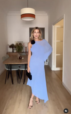 NWT_ZARA WOMAN SS24 ASYMMETRIC CAPE DRESS Mid-blue | 5919/810 | eBay NWT_ZARA WOMAN SS24 ASYMMETRIC CAPE DRESS Mid-blue | 5919/810 | eBay