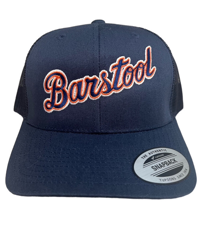 Barstool Sports Snapback Hat Baseball Cap Yupoong Mesh Back - Main Image