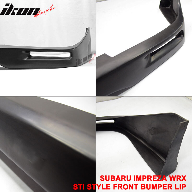FREEMOTOR802 Pro-D Style PU Front Bumper Lip – Fits 2002-2003 Subaru Impreza WRX Sedan