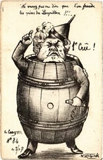 PC POLITICAL SATIRE MOLYNK LE CRAYON NO 84 ARTIST SIGNED (a47354)