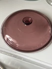 Pyrex Glass Lid Purple Cranberry 10" Replacement Lid