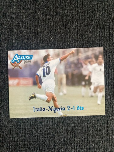 Lot 2 Cards 2004 Panini Azzurri Roberto Baggio Italia-Nigeria 112 , 127 - Picture 16 of 22