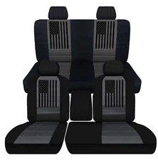 Truck seat covers fits 95-98 Chevy C/K 1500 Front 60/40 W/ console & solid Rear