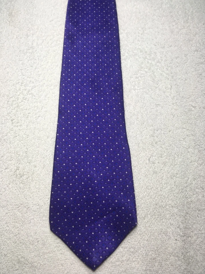 HAGGAR CORBATA HOMBRE MORADO CON GRIS AZUL 4 X 60 Foto 3 de 4