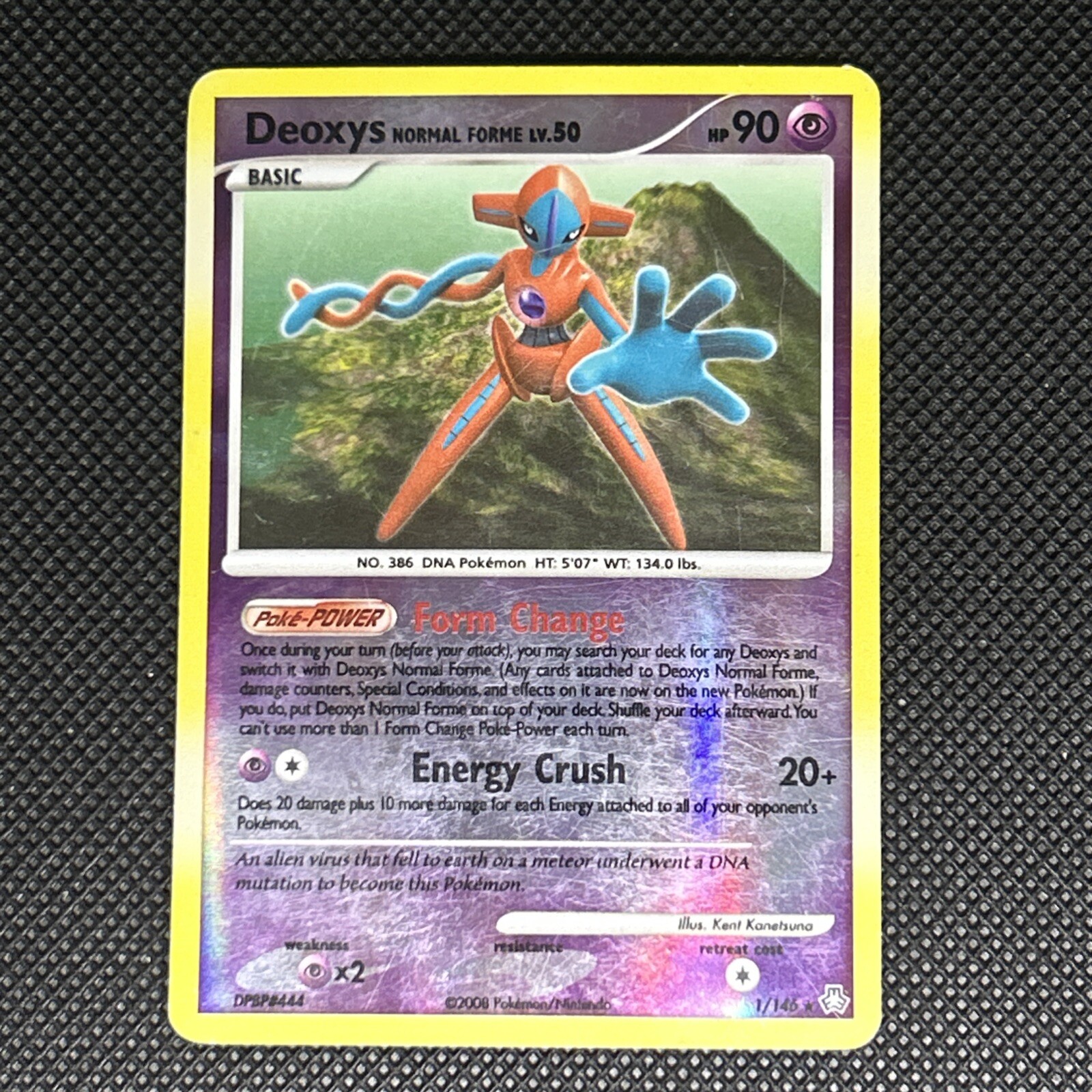 Pokemon TCG Deoxys Normal Forme 1/146 Legends Awakened Reverse Holo