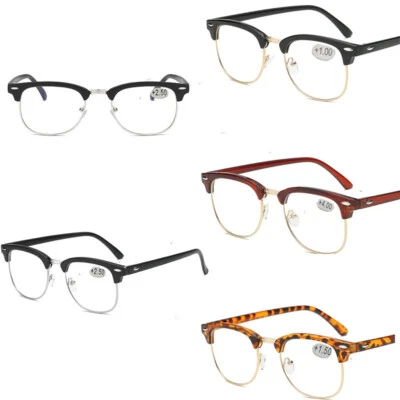 NEU Herren Damen Vergrößerungsbrille Mode Nerd Lesebrille + 1,0 2,0 3,0 4,0 - Bild 1 von 4