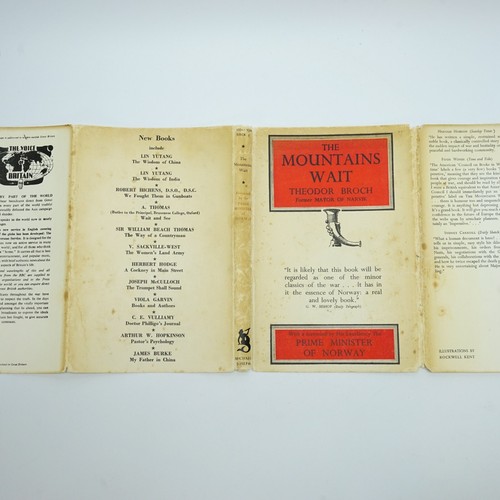 BROCH, Theodore; The Mountains Wait. KENT, Rockwell (Illus.) 1944 - 第 3/10 張圖片
